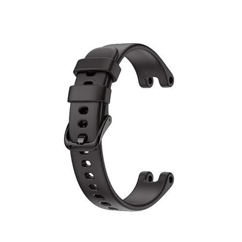 (Black) Garmin Lily White Silicone Watch Band 1