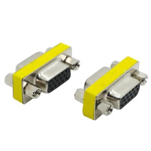 DSub Gender Changer DB9 DB15 DB25 Adapter DB15 Female to Female VGA Connector with Durable Metal Housing