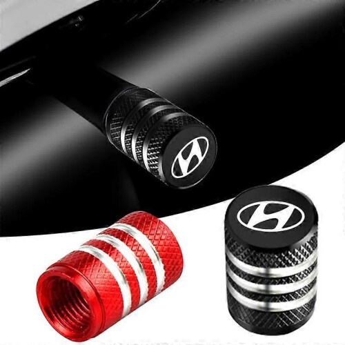 (Purple) Hyundai Car Tire Valve Caps Waterproof Dustproof 2