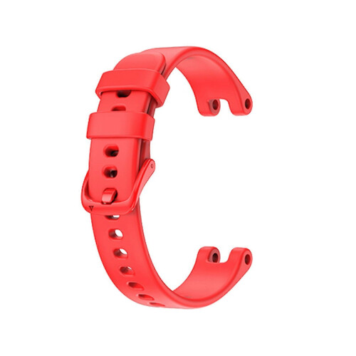 (Red) Garmin Lily White Silicone Watch Band 1