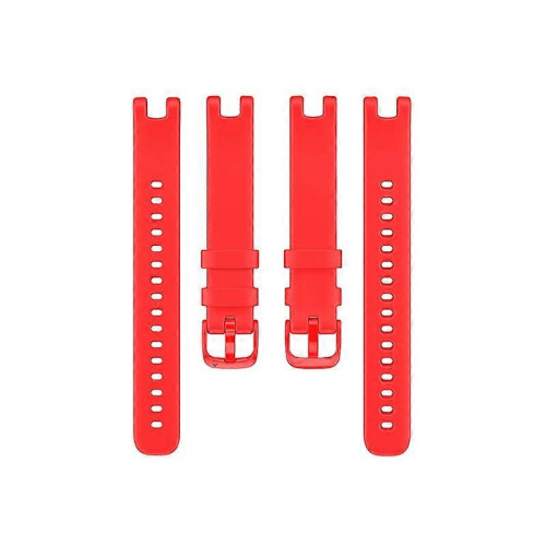 (Red) Garmin Lily White Silicone Watch Band 2