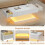 High-gloss Coffee Table with 2 drawers 7