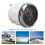 52MM Boat Voltmeter DC9-32V, Black Plate, Backlit 4