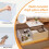 Lift Up Coffee Table Hidden Storage 15