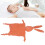 Orange Baby Bunny Security Blanket, Double Layer 2