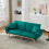 Modern fleece Loveseat with Adjustable Backrest 3