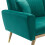 Modern fleece Loveseat with Adjustable Backrest 7