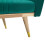 Modern fleece Loveseat with Adjustable Backrest 10