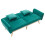 Modern fleece Loveseat with Adjustable Backrest 11
