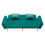 Modern fleece Loveseat with Adjustable Backrest 13