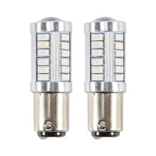 2pcs Red 1157 P21/5w Bay15d Super Bright 33 Smd 5630 5730 Led Auto Brake Lights Fog Lamp 21/5w Car Daytime Running Light Stop Bulbs