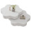 Flower-shaped coffee table, 360° rotating tabletop 15