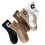 C Letter Mid-Calf Socks Combed Cotton XL 7.1-8.7in 13