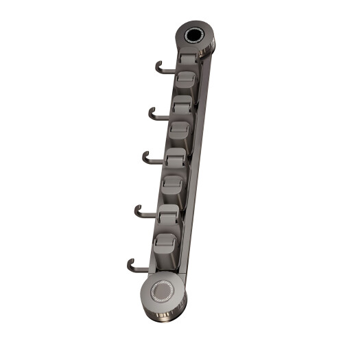 Durable Adhesive Less Cleaning Tool Hanger Aluminum-2