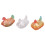 Crystal Glass Chicken Shape Candy-Glazed blue tail sty 5