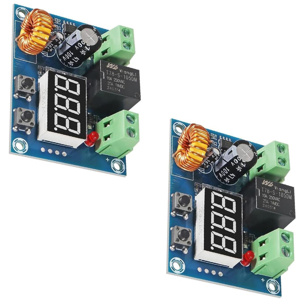 2Pcs 12V36v Battery Voltage Protection Module Xhm609 With Automatic Low Voltage Disconnect And Overcharge Protection 9330225187677