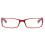Blue Light Blocking Reading Glasses +3.50, Red Frame Computer Readers, Multiplier X 3