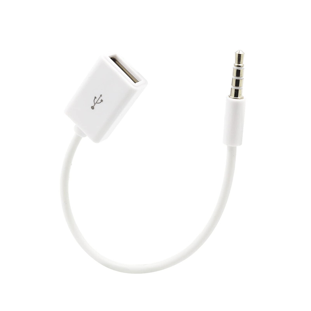 Usb To 3.5Mm Audio Adapter Cable For Car Stereo Radio, Stable Music Playback Cord 9330225188117