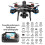 E55 Foldable HD Camera Drone with Screen Controller, Dual Battery, Optical Flow, White 5