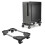 CPU Stand with 4 Caster Wheels, Adjustable Computer Tower Stand for PC, Black 1