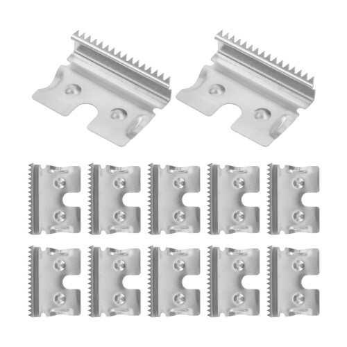 12Pcs Silver Tape Dispenser Cutter Replacement Parts