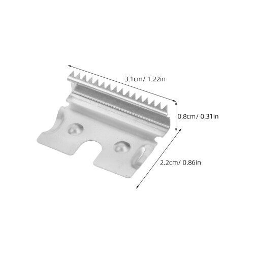12Pcs Silver Tape Dispenser Cutter Replacement Parts 1