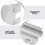 12Pcs Silver Tape Dispenser Cutter Replacement Parts 5
