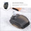 Bouteille Sport Silicone Résistante Noire Avec Bracelet 5