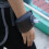 Bouteille Sport Silicone Résistante Noire Avec Bracelet 8