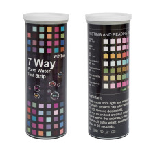 7 in 1 pH Test Strips for Water, Pool and Spa Test Kit 014 Full Range, Instant Color Results