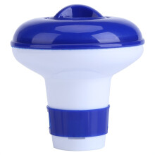 5Inch Floating Pool Chemical Dispenser for Chlorine and Bromine Tablets, Consistent Sanitizer Release