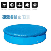 Swimming Pool Cover for Above Ground Pools, Durable Round Waterproof Design Fits 6ft–15ft Frames