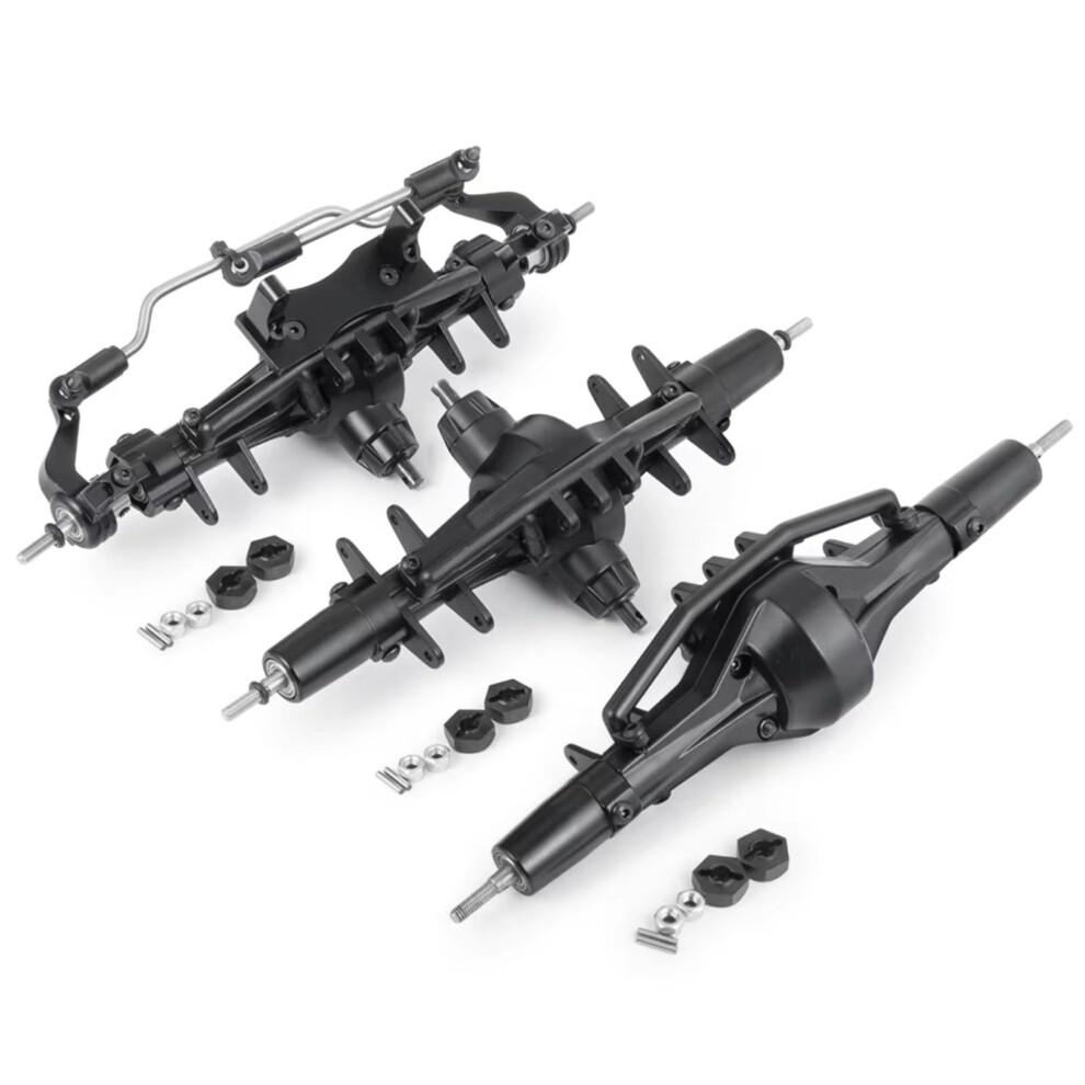 Metal Front Axle For Axial Scx10 90021, Durable Upgrade Part For 1/10 Rc Crawler, Easy Installation 9073542869993