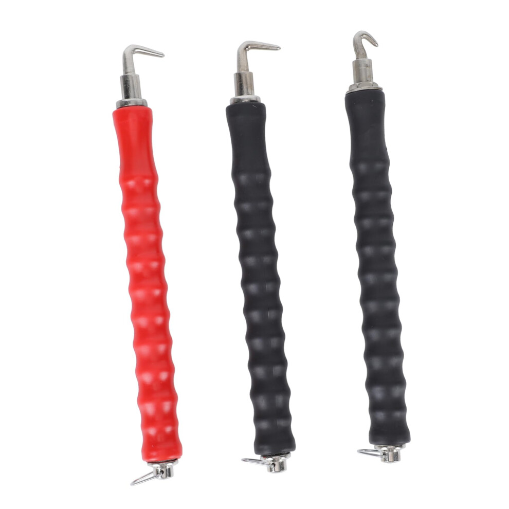 Rebar Tie Wire Tool Set 3Pcs Semiautomatic Steel Twisted Hook With Ergonomic Handle For Construction 9771547724018