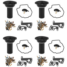4 Set voor V-MAX 1200 Vmax 1985-2000 V-MAX1200 Motorfiets Carburateur Reparatieset Plunger: