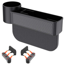 2 Em 1 Assento de Carro Organizador de EspaçO Bolsos de Armazenamento Armazenamento AutomáTico ArrumaçãO para Porta-Copos