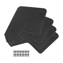 4Pcs Universal Mud Flaps for Car Pickup Van Truck Mudflaps Mudguards Guards with Screw