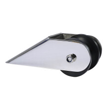 Marine Stainless Steel Boat Bow Anchor Roller Bracket Rollers for Yacht(Black)