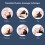 Electric Head Massager 8-Claw, 4 Modes, 600mAh 4