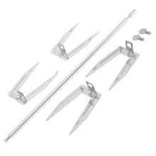 Rotisserie Fork Set Stainless Steel BBQ Chicken Forks for Grill and Oven, Secure Grip and Even Rotation