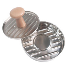 Stainless Steel Burger Press for Griddle Cooking, Durable Patty Maker for Evenly Sized Burgers and BBQs