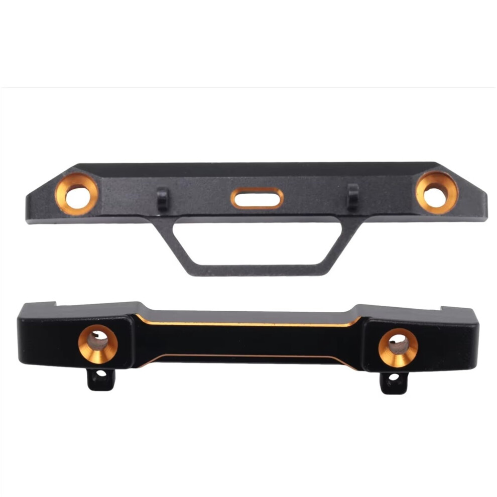 Metal Bumper Set For Axial Scx24 Axi90081 1/24 Rc Crawler, Front Rear Upgrade Parts With Enhanced Trail Durability 9092120350593