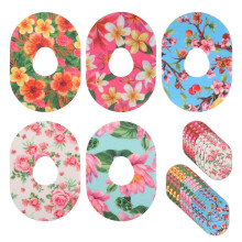 Συμβατό με το Dexcom G7 Pack 25, 5 Floral Styles, Μη Υφαντά Υφασμάτινα, Αναπνέοντα, Αδιάβρο