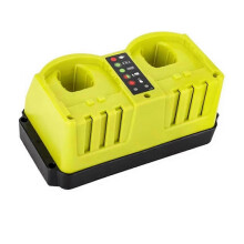 Fast Dual Port Charger for Ryobi 18V 20V Battery Charger 1.5m Power Cord for P102 P103 P105 P107 P108 P200 EU Plug