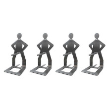 4pcs Funny BBQ Accessories Hot Dog Sausage Stand Holder Portable Barbecue Rack Stainless Steel Roast