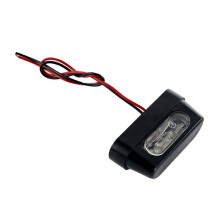 12V Universal Motorcycle Tail Brake Rear License Plate Light Waterproof LED Lamp