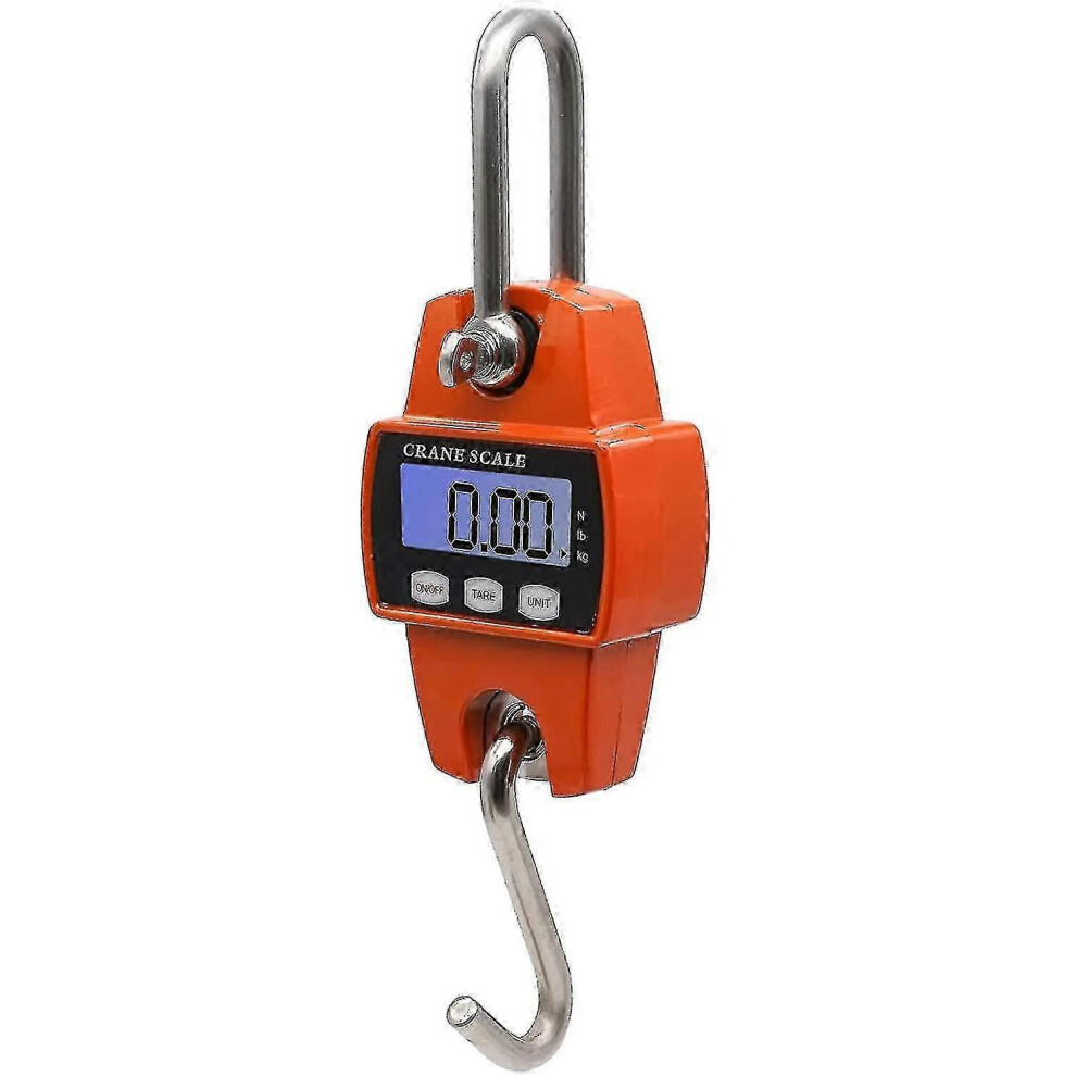 300Kg/660Lbs Mini Crane Scale Portable Lcd Digital Electronic Balance Hanging Scales Heavy Duty 9172356406643