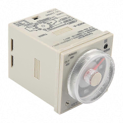 Ρελέ Χρονοδιακόπτη Καθυστέρησης H3CR-A 0.5S-300H Κουμπί Ελέγχου 11-Ακροδέκτη 100-240VAC 10 2