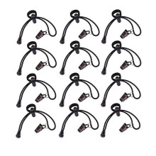 12-teiliges Set mit robusten Federklemmen, Hintergrundclips, verstellbaren elastischen Klemmenhaltern für Videostudios