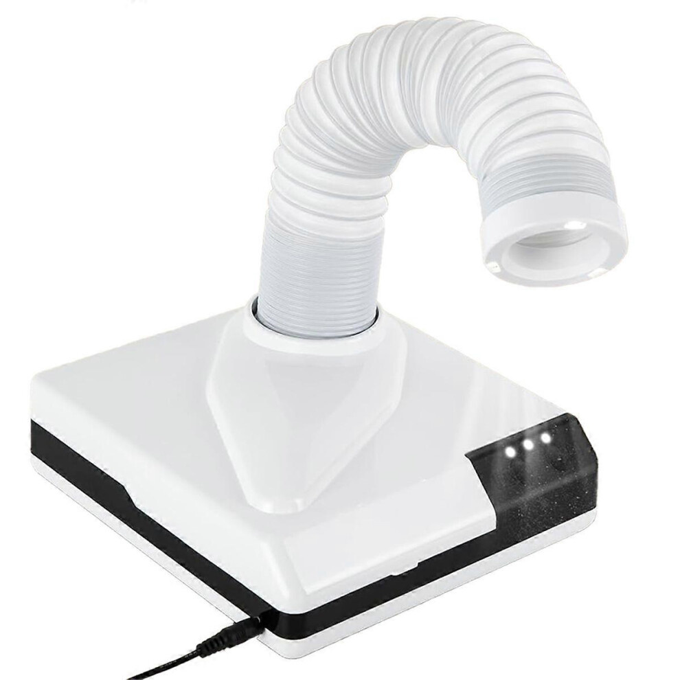 Nail Dust Collector, 60W Polishing Dust Collector With Fan And Led Dual Function Low Noise Dust Suc 9172356407916